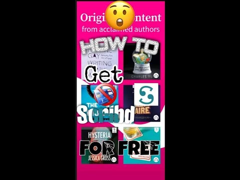 How to get Scribd for Free - 2022 - Get Scribd Premium without Credit card and PayPal