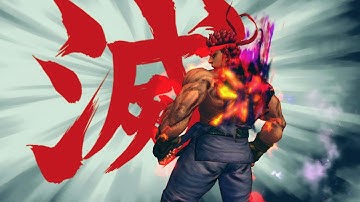 Street Fighter 4 Arcade mode as Evil Ryu