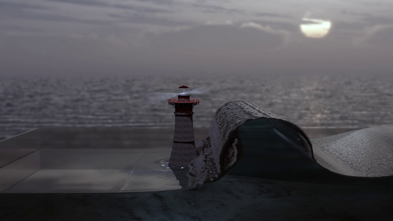 Flip Fluids LightHouse with  Auto Color Correction - Blender