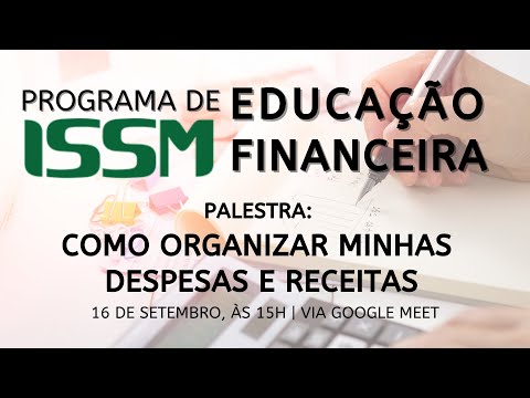 Palestra Como Organizar minhas despesas e receitas