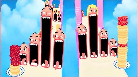 Max LEVELS 🍔😊🍔Pancake Run Gameplay New UPDATE!! Max LEVELS (iOS/Android)🤩