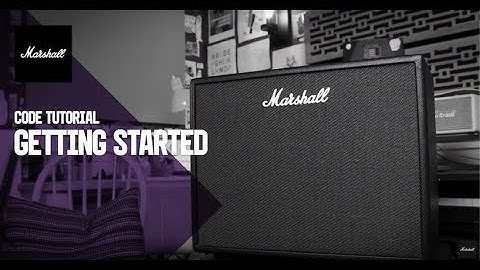 CODE Tutorials | Getting Started | Marshall