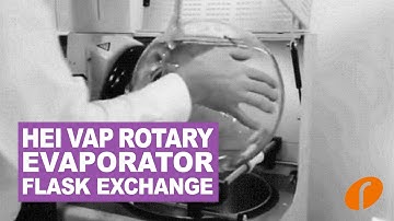 How to change an evaporating flask on the Hei-Vap Industrial Large Scale Rotary Evaporator