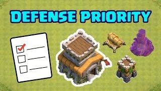 TH8 Defense Upgrade Priority List 2017 | Which Defenses to Upgrade First | Clash of Clans