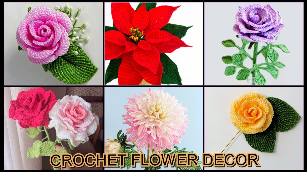 How to Take Your Crochet Flower Decorations to the Next Level Home