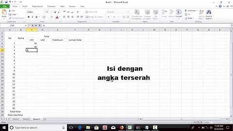 Tutorial Penggunaan Rumus Dasar SUM, AVERAGE, MAX, MIN Dan COUNT  Pada Microsoft Excel Untuk Pemu