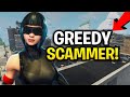 Angry Greedy Scammer Scams Himself! (Scammer Get Scammed) Fortnite Save The World