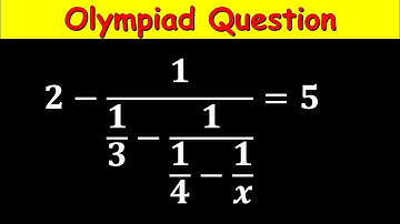 Math Olympiad Question | Can you solve this Olympiad question?
