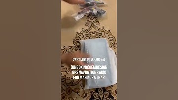 Unboxing Best Stereo Of Mahindra Thar 2020+ l Apple Car Play l DSP Music l Amoled Display #thar