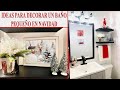 IDEA PARA DECORAR UN BAÑO PEQUEÑO EN NAVIDAD