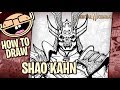 How to Draw SHAO KAHN (Mortal Kombat 11) | Narrated Easy Step-by-Step Tutorial