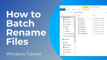 How to Batch Rename Files in Windows 10