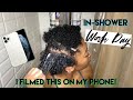 Wash Day On My iPhone 11 Pro (Inside my shower!!!) // Testing The New Camera Quality!