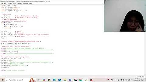Solusi Numerik PDB Menggunakan Metode Runge-Kutta Orde 4 Pada Rangkaian Elektroni