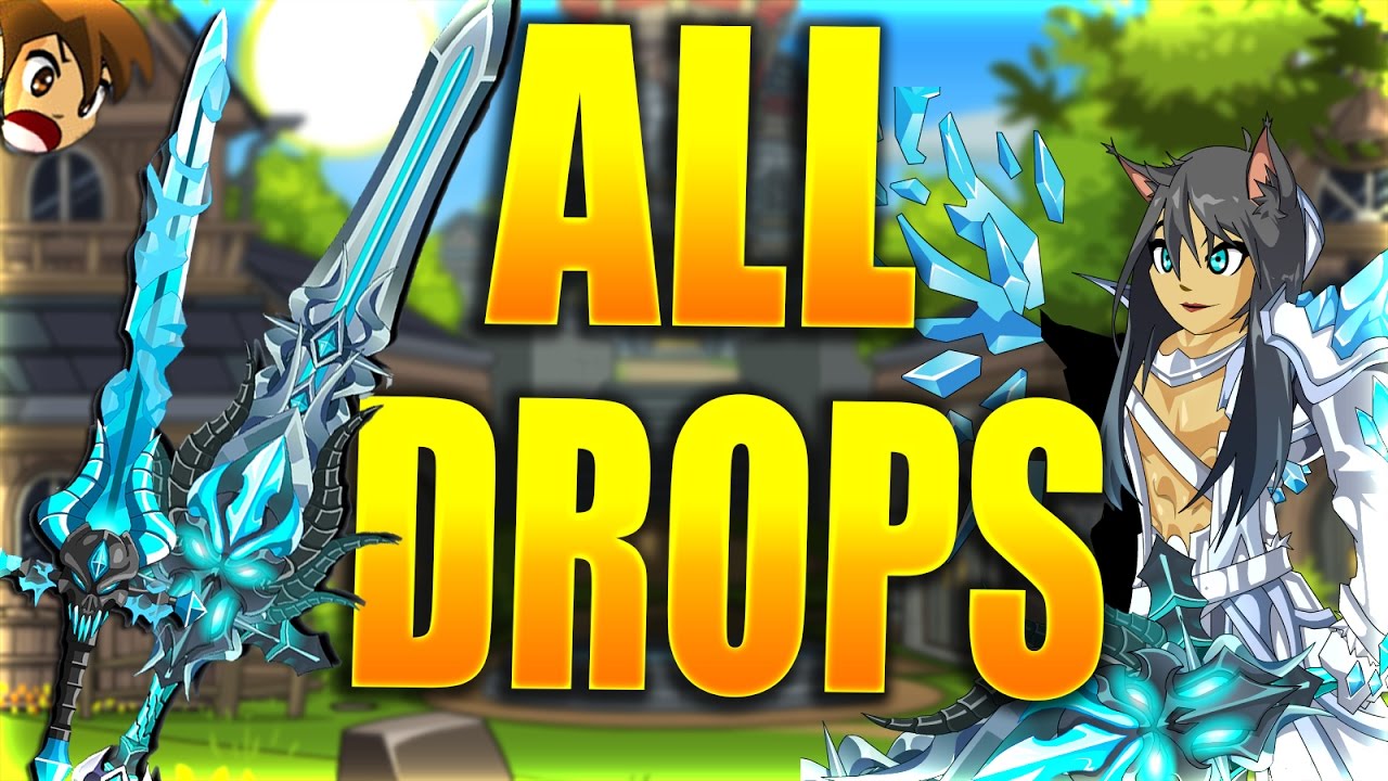 AQW AC TAGGED DROPS + New Treasure Chest Items YouTube