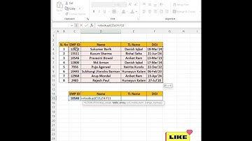Advance VLOOKUP – Save Your Time! 🚀  Excel Tips & Tricks #excel #learnexcel #1minuteexcel #exceltips