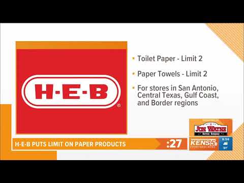 H-E-B puts limits on paper products | Morning Rush