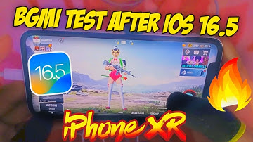 🔥iPhone XR BGMI Test after iOS 16.5 | Does XR lagging after Update? | Bgmi Comeback!