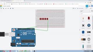 ARduino LED program to Blink 5 LED
