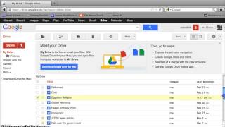 Google Drive Screen Cast