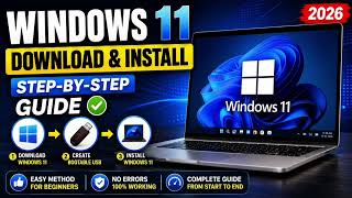 How to Download & Install Windows 11 in 2026 | Create Bootable USB | Complete Guide (Telugu)