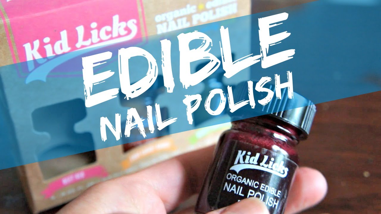Kid Licks EDIBLE Nail Polish TASTE TEST | emmymade