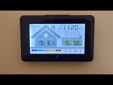 AURIOL Radio Controlled Weather Station LD5190 Unboxing Review 