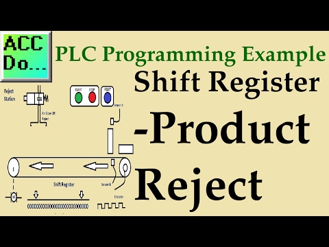 PLC Program Example – Shift Register (Conveyor)