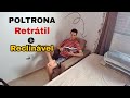 POLTRONA retrátil e reclinável VENEZA