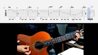 Video thumbnail of "indifference transcription of Sebastien Giniaux's play with TAB"