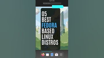 Top 5 Best FEDORA Based Linux Distros #linux #fedora