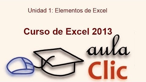 Curso de Excel 2013. 1. El entorno básico de trabajo.
