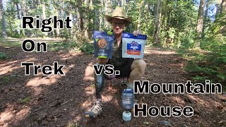 RightOnTrek vs. Mountain House - Amputee Outdoors