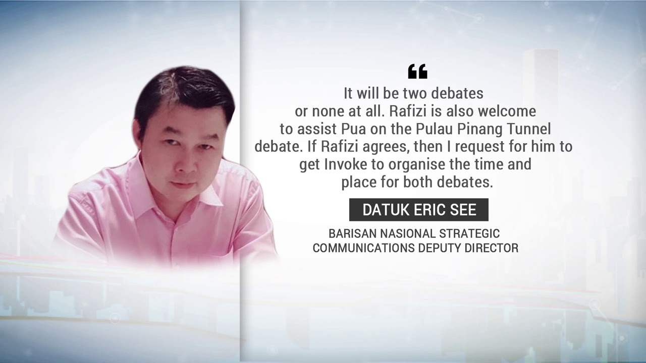 Eric See To Wants To Debate Both Rafizi, Tony Pua - YouTube