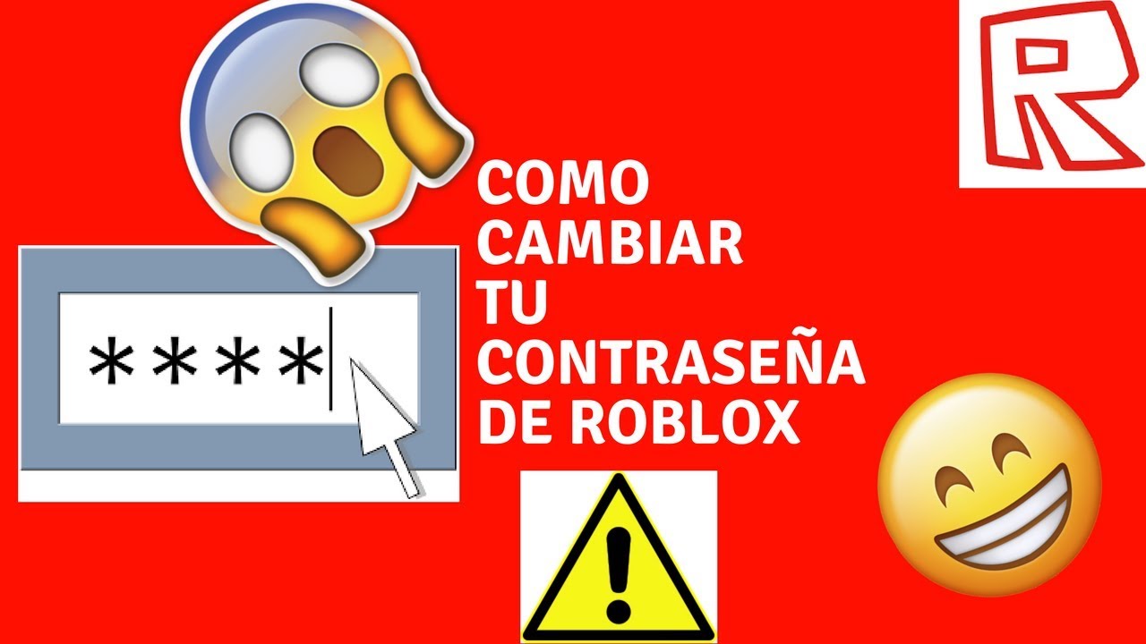 Como Cambiar La Contrasena De Roblox 2018 Youtube - como poner tu contraseña en roblox