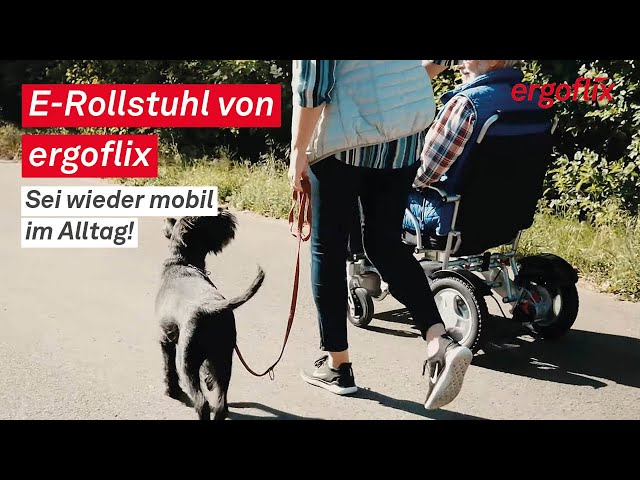 Der Elektrorollstuhl von ergoflix | Die Mobilitätshilfe für den Alltag | Elektrischer Rollstuhl |