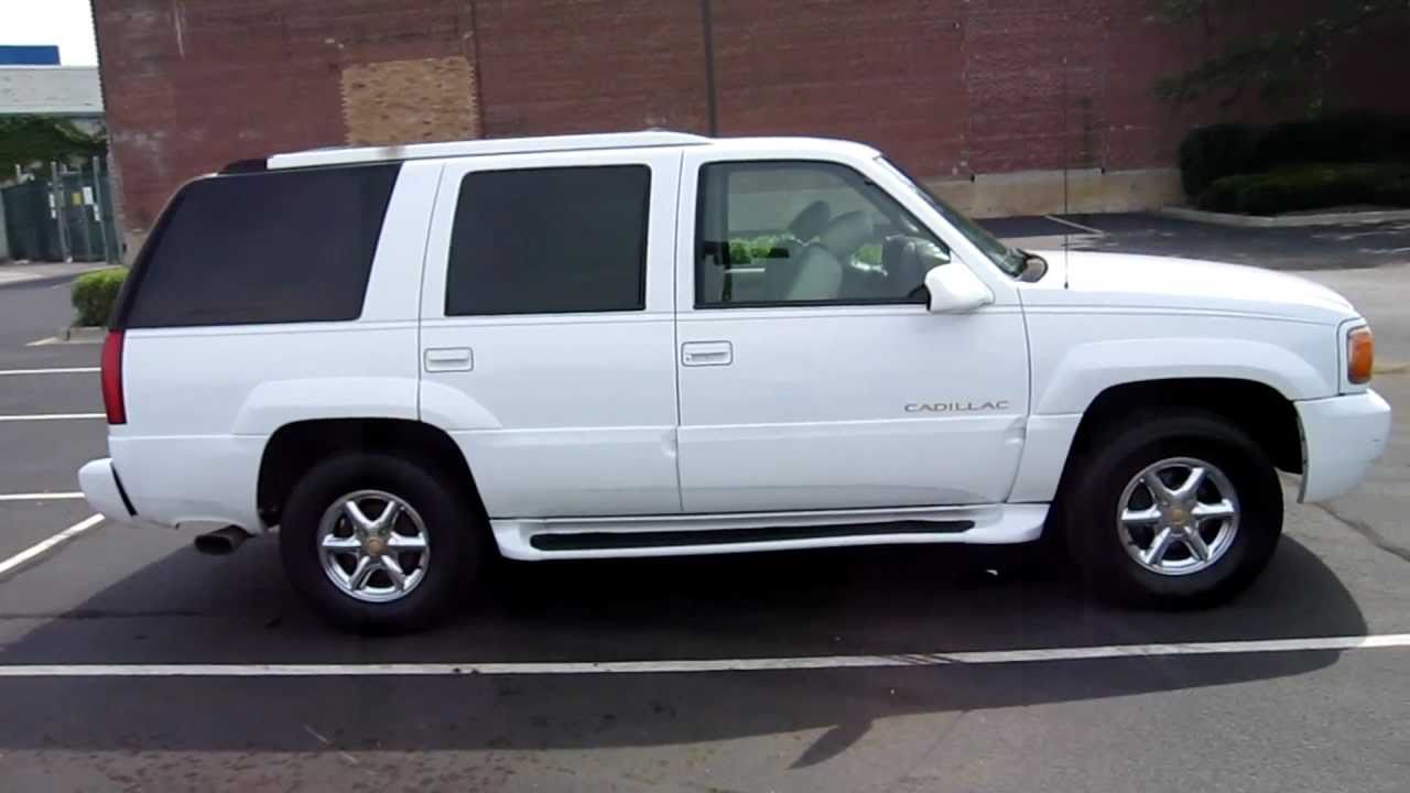 1999 Cadillac Escalade For Sale Chicago! Clean! White! 99 2000 2001