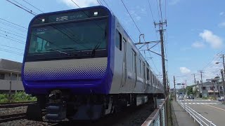 【最高速通過】E235系 1000番台 F-01編成 試運転 120km/h通過