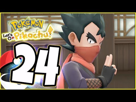 Pokémon Lets Go Pikachu Walkthrough Part 24 Koga Fuchsia City Gym Coop Gameplay