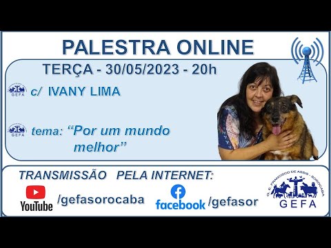 Assista: Palestra Online - c/ IVANY LIMA (30/05/2023)