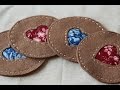 DIY: подставки из фетра