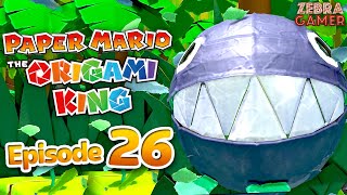 Paper Mario: The Origami King Gameplay Part 26 - Spring of Jungle Mist! Macho Chain Chomp!