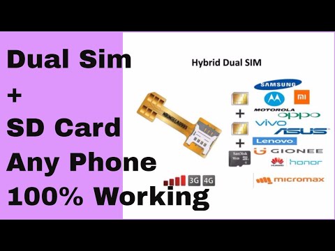Get dual sim with sd memory card simultaneously in hybrid slot Samsung S7, S8 phones