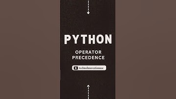 Python Operators: Master Operator Precedence in Seconds! ⚡🔝