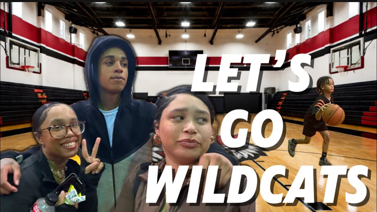 WENT WATCH OUR BROTHER’S HIGH SCHOOL BASKETBALL GAME AND IT WENT LIKE THIS .. 