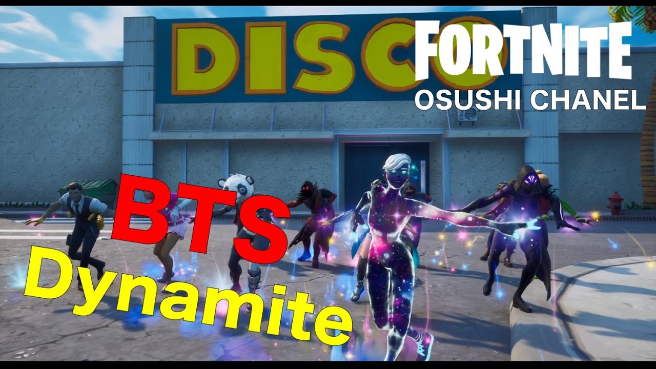 フォートナイト エモートでbts Dynamiteのmv作ってみた Fortnite フォートナイト動画まとめ