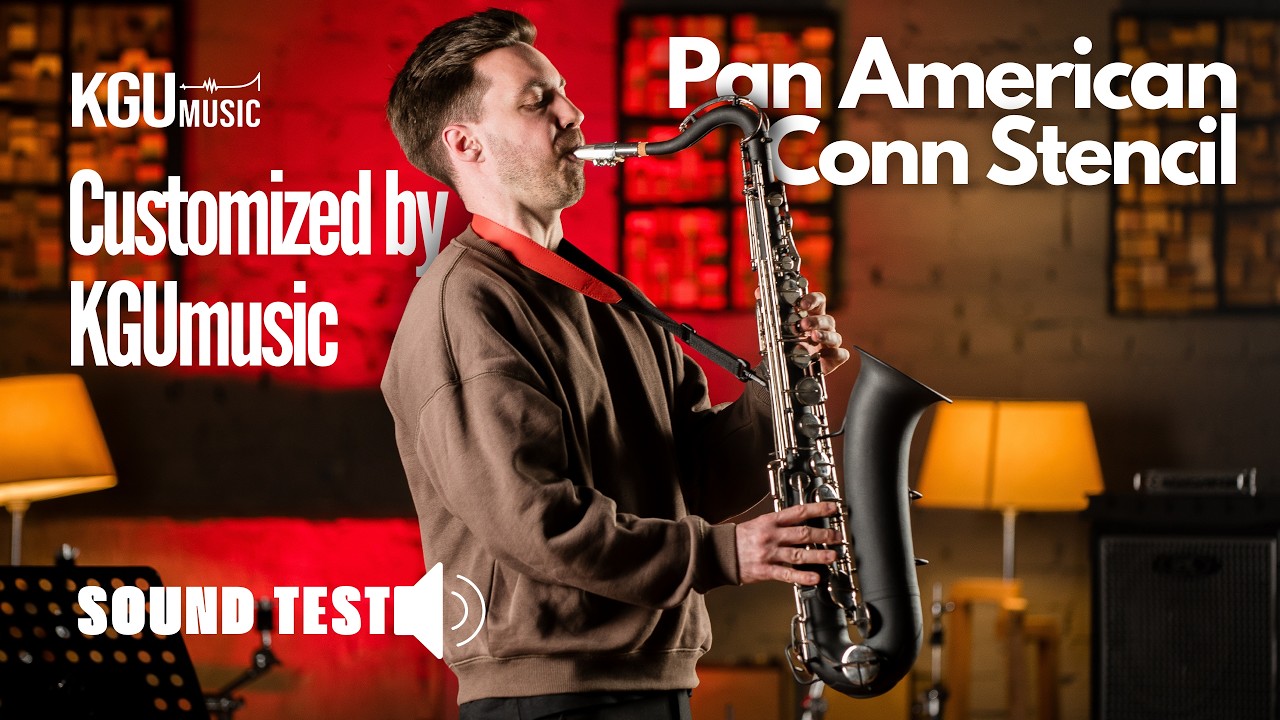 Pan American Tenor Saxophone (Conn Stencil) – Full Custom