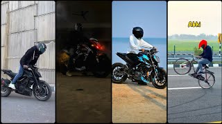 Bov's ATTITUDE RIDER's 😎 CHAPRI RIDEr' ❌ HEAVY STUNTs⭕ STUNTS RIDERS🖤KTM🧡R15💜NS200❤️DUKE