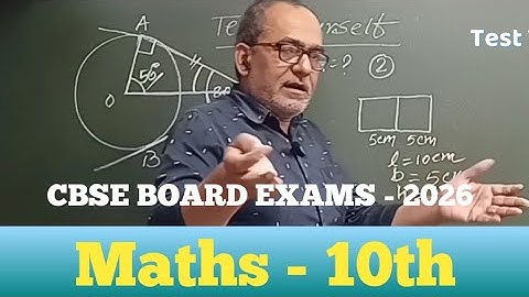 CBSE Class 10th Board Exams 2025-26 | Test Yourself - Important Questions @RajeshTutorials