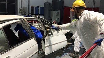 Al Delma traffic collision emergency rescue training 2